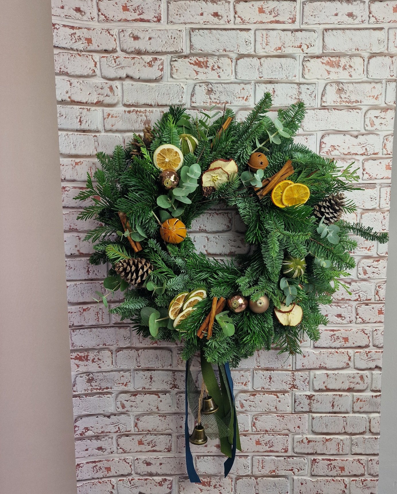 Taller Coronas Navideñas
