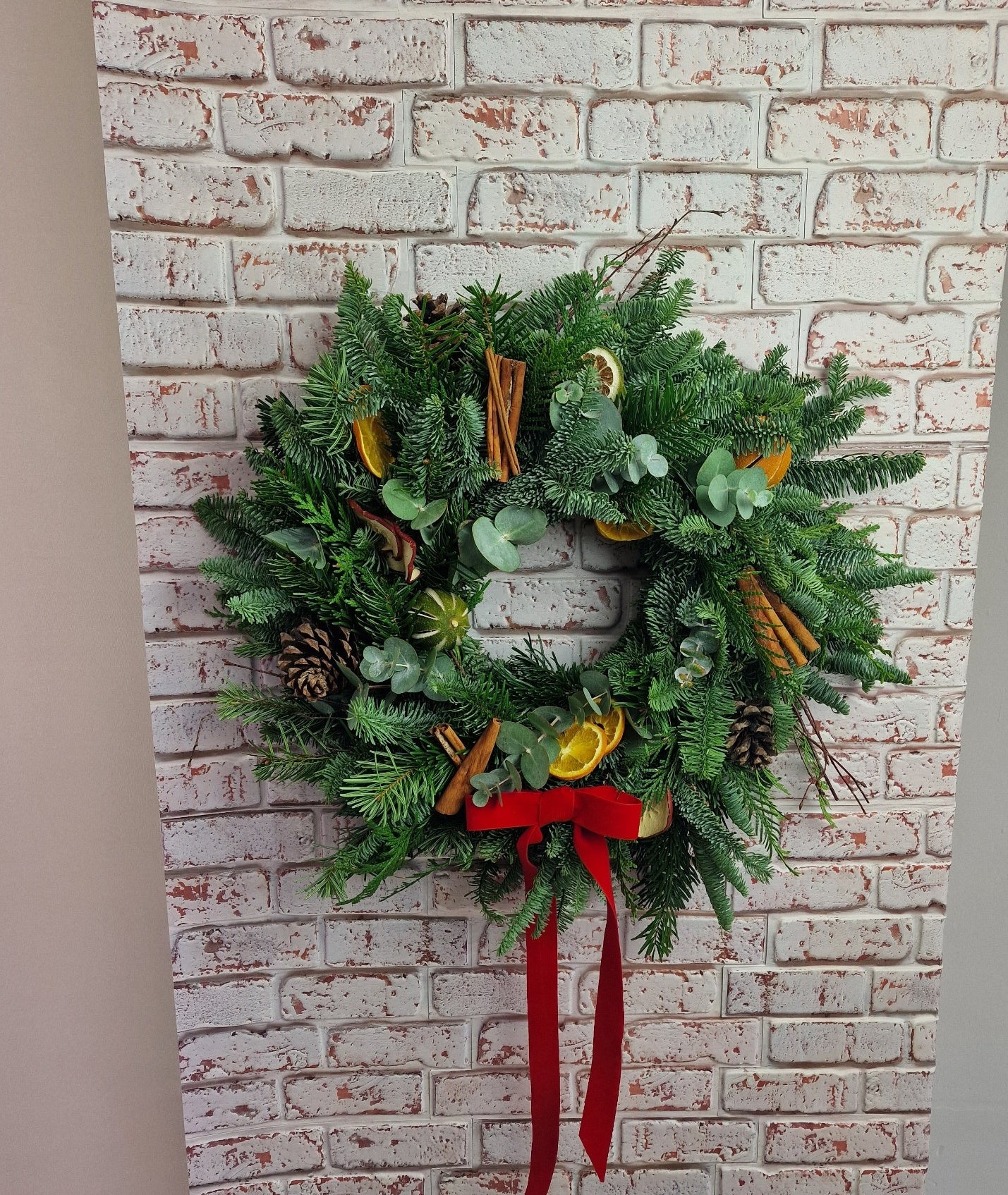 Taller Coronas Navideñas