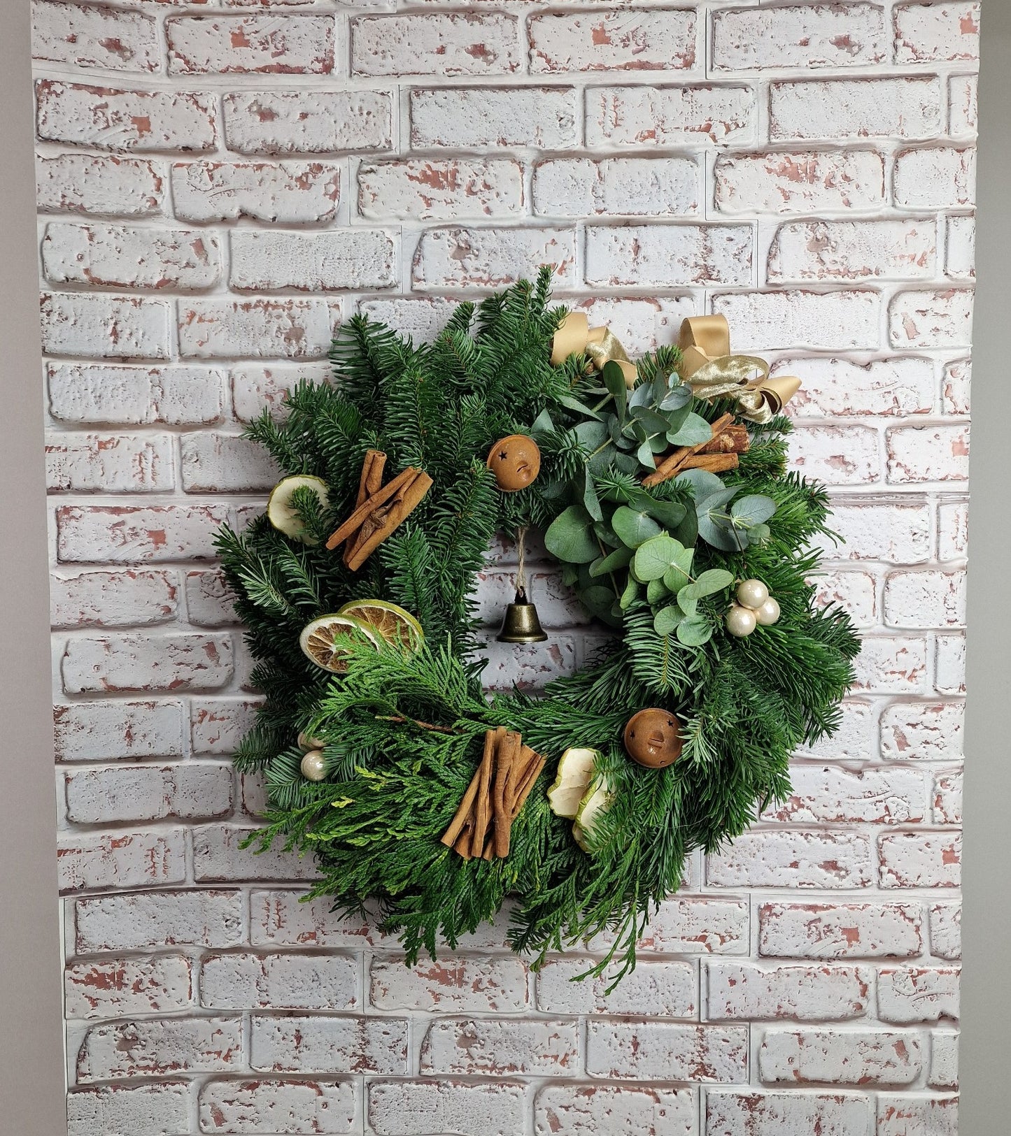 Taller Coronas Navideñas