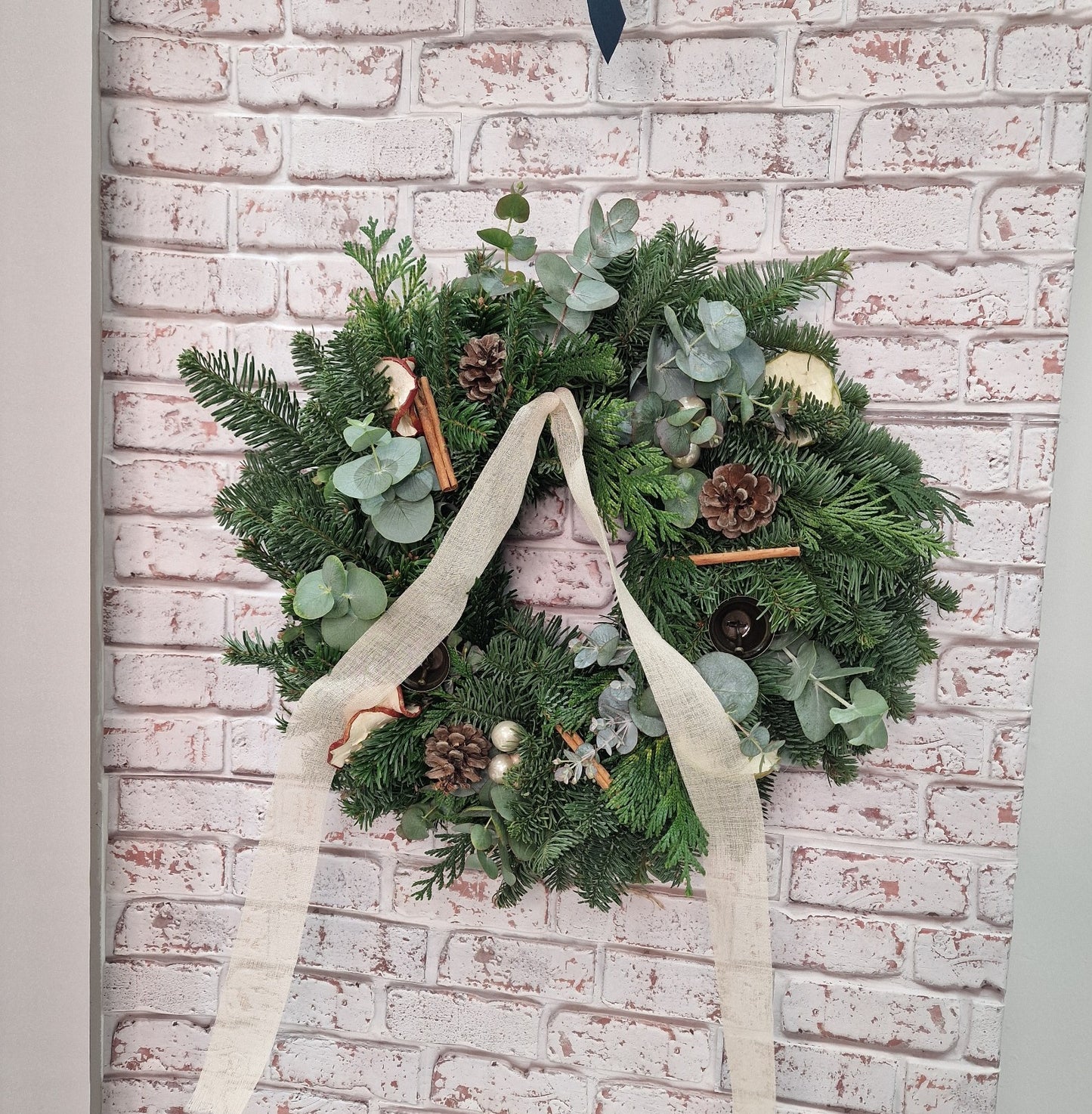 Taller Coronas Navideñas