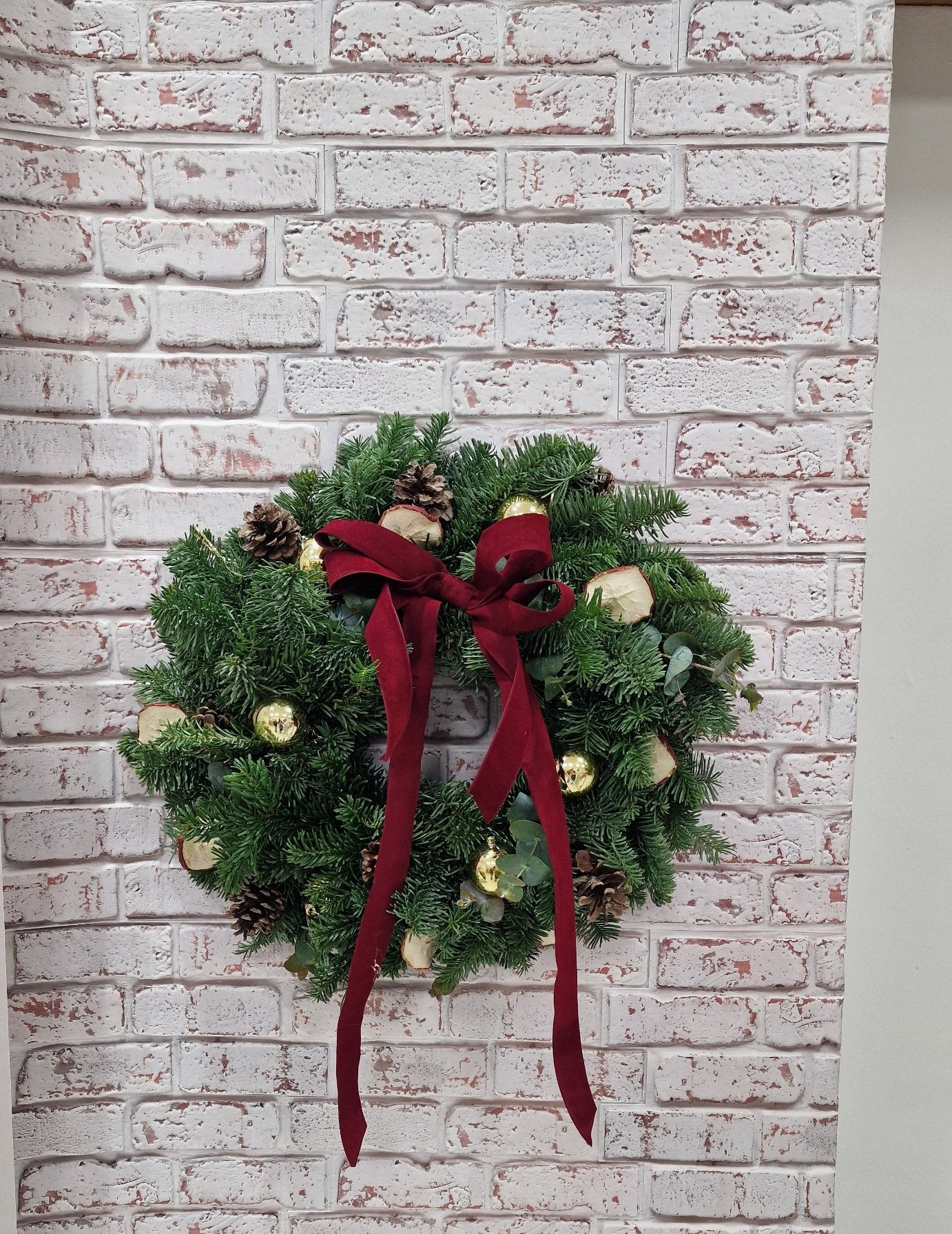 Taller Coronas Navideñas
