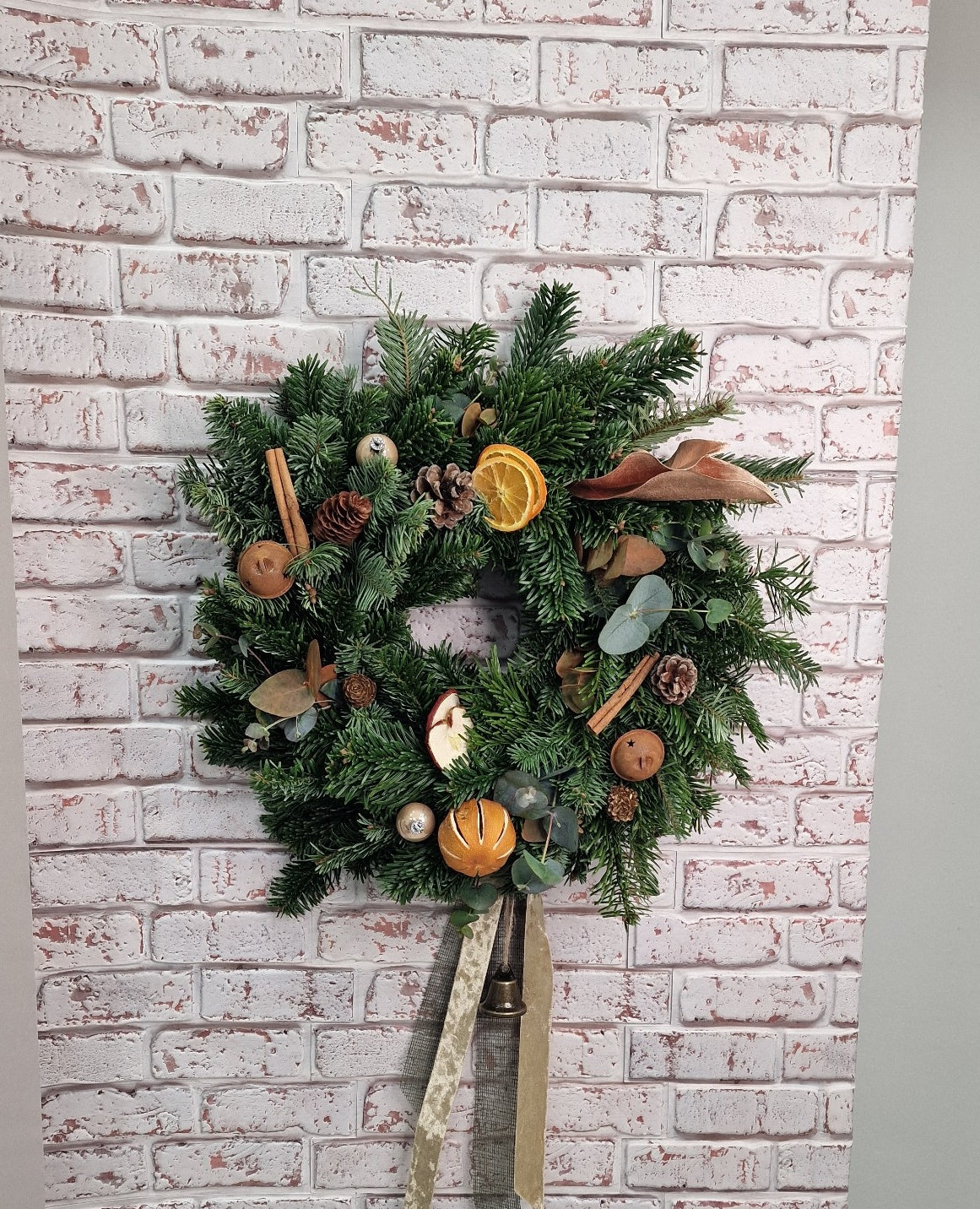 Taller Coronas Navideñas