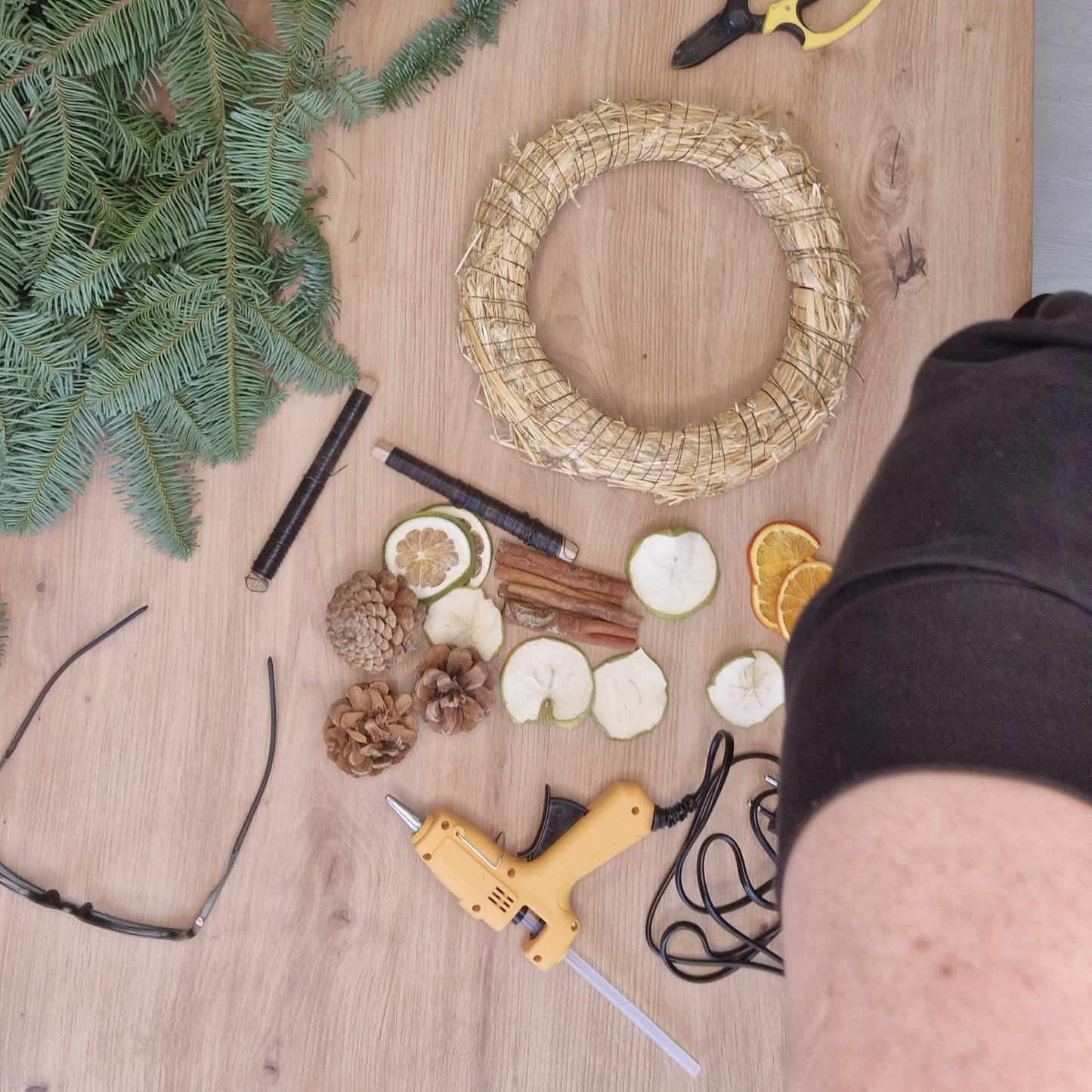 Kit Corona navidena "Hazlo tu mismo" DIY
