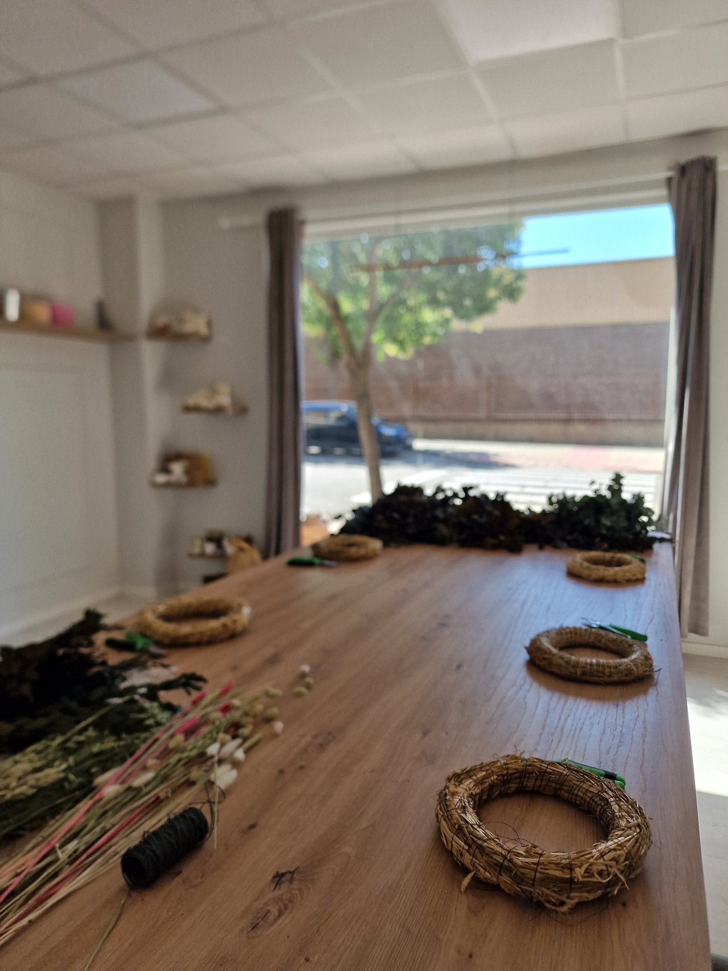 Taller Corona de Flores Preservadas-sabado, 4 de octubre