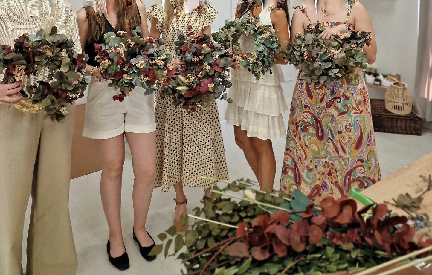Taller Corona de Flores Preservadas-sabado, 4 de octubre