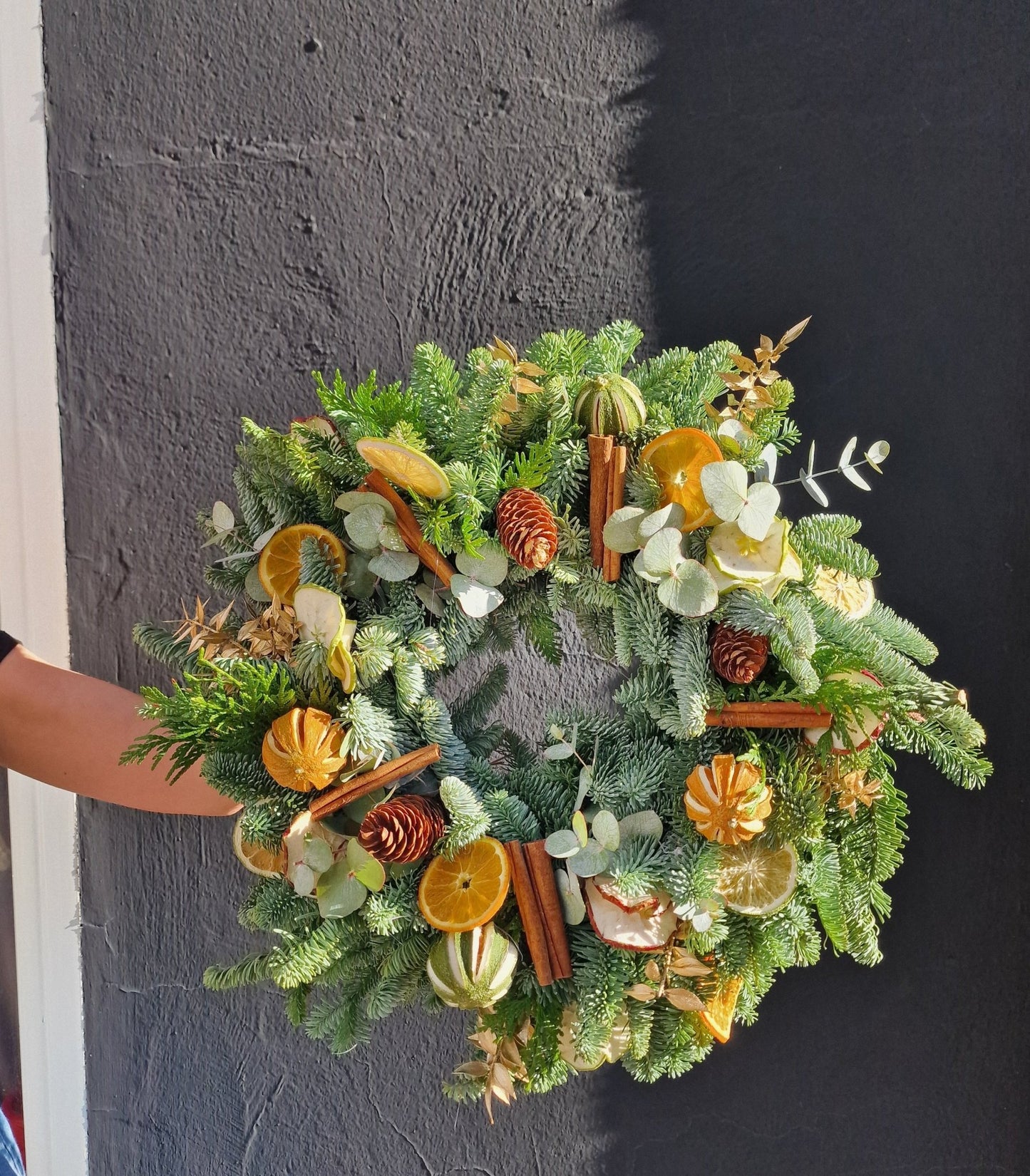 artesanal Corina Navidad Natural hecho a mano en Taller Floral by Vera Kiperi Zaragoza