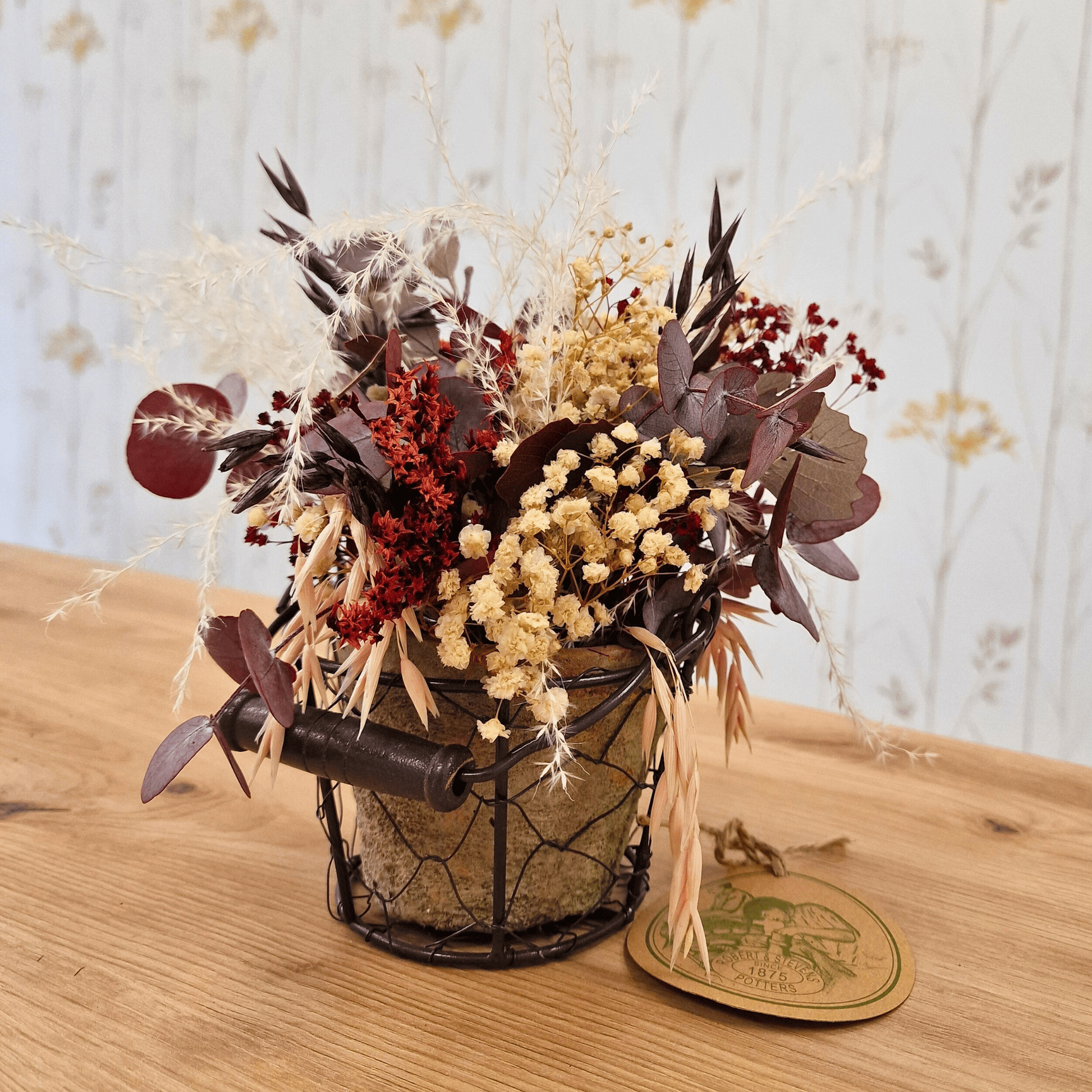 artesanal Encanto Rústico hecho a mano en Taller Floral by Vera Kiperi Zaragoza