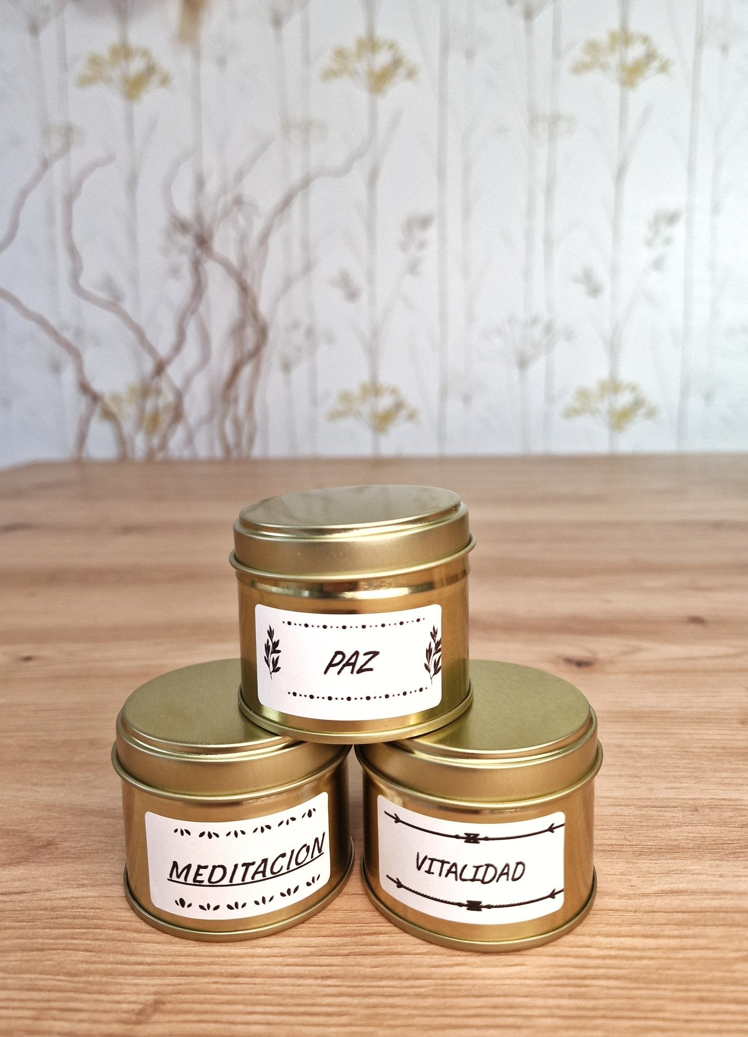 artesanal Pack Velas " Momentos" hecho a mano en Taller Floral by Vera Kiperi Zaragoza