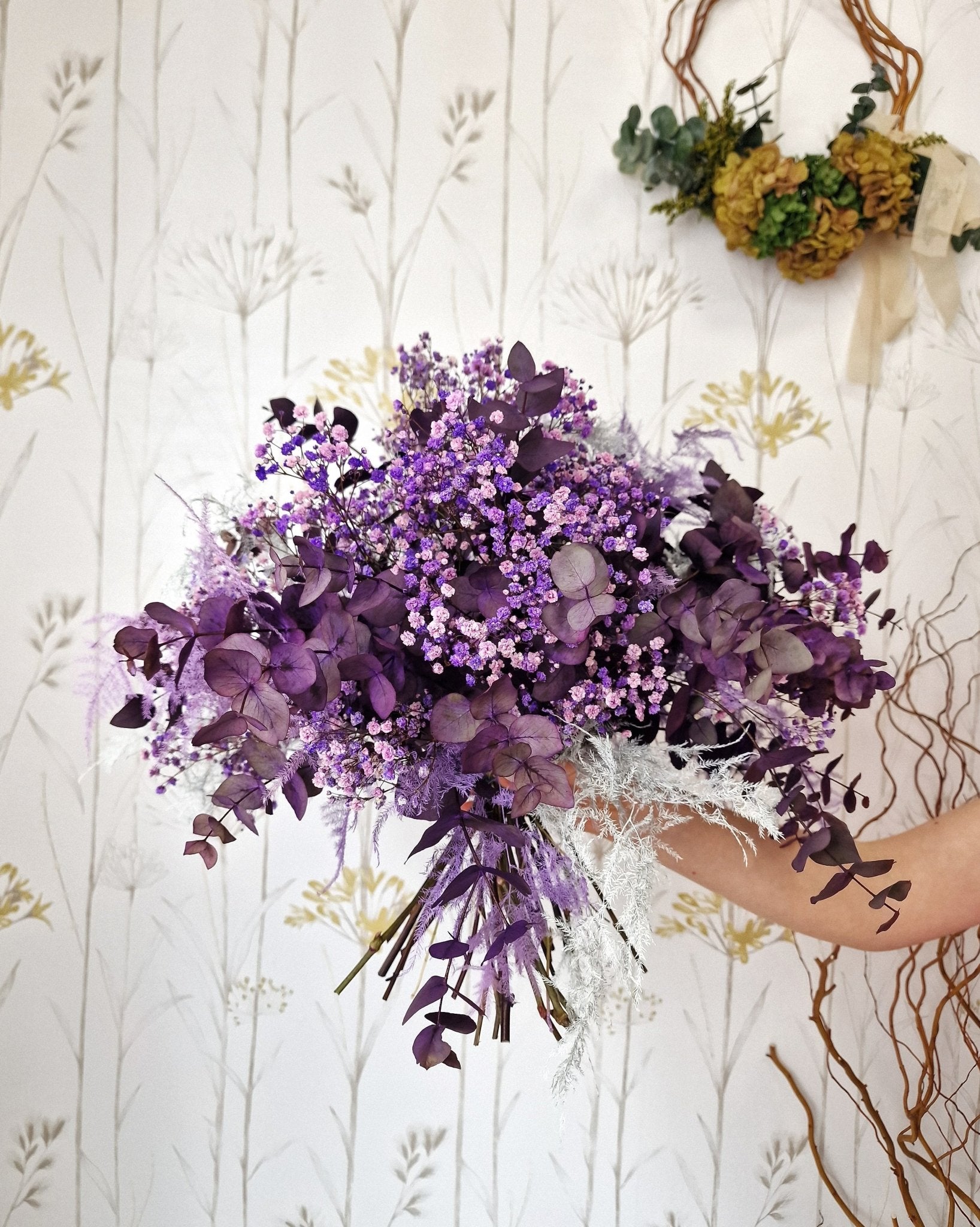 Ramo artesanal Ramo Lavanda – Ramo flores preservadas hecho a mano en Taller Floral by Vera Kiperi Zaragoza
