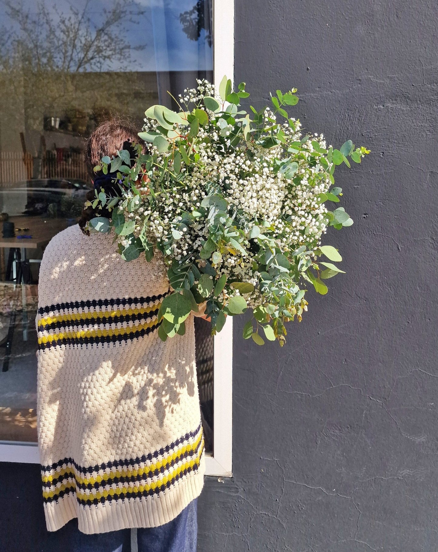 Ramo artesanal Ramo para secar – Ramo Eucalipto & Paniculata (edición limitada) hecho a mano en Taller Floral by Vera Kiperi Zaragoza