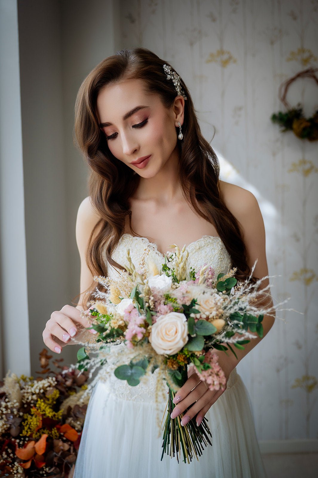 Ramo artesanal Ramo de Novia Romántico hecho a mano en Taller Floral by Vera Kiperi Zaragoza