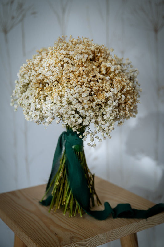 Ramo artesanal Ramo Novia Paniculata preservada hecho a mano en Taller Floral by Vera Kiperi Zaragoza