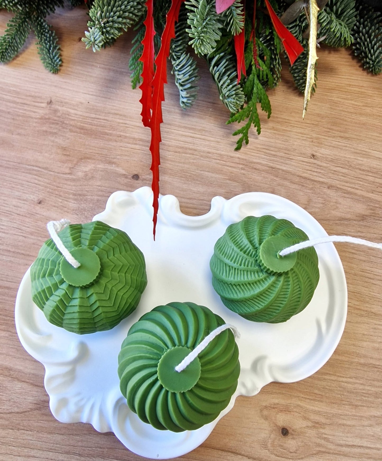 artesanal Set Velas Globos hecho a mano en Taller Floral by Vera Kiperi Zaragoza