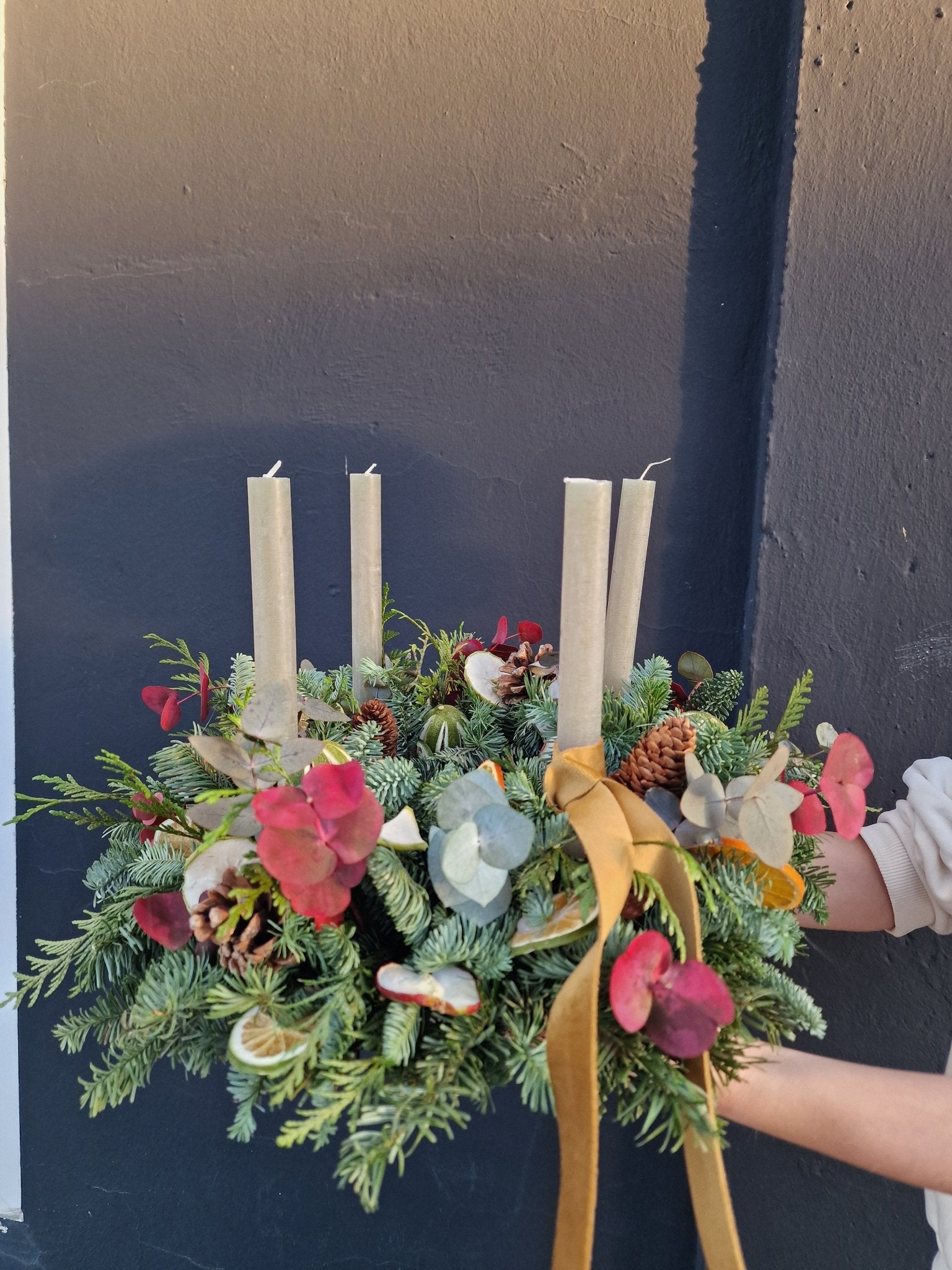 artesanal Taller Centro Navideno hecho a mano en Taller Floral by Vera Kiperi Zaragoza