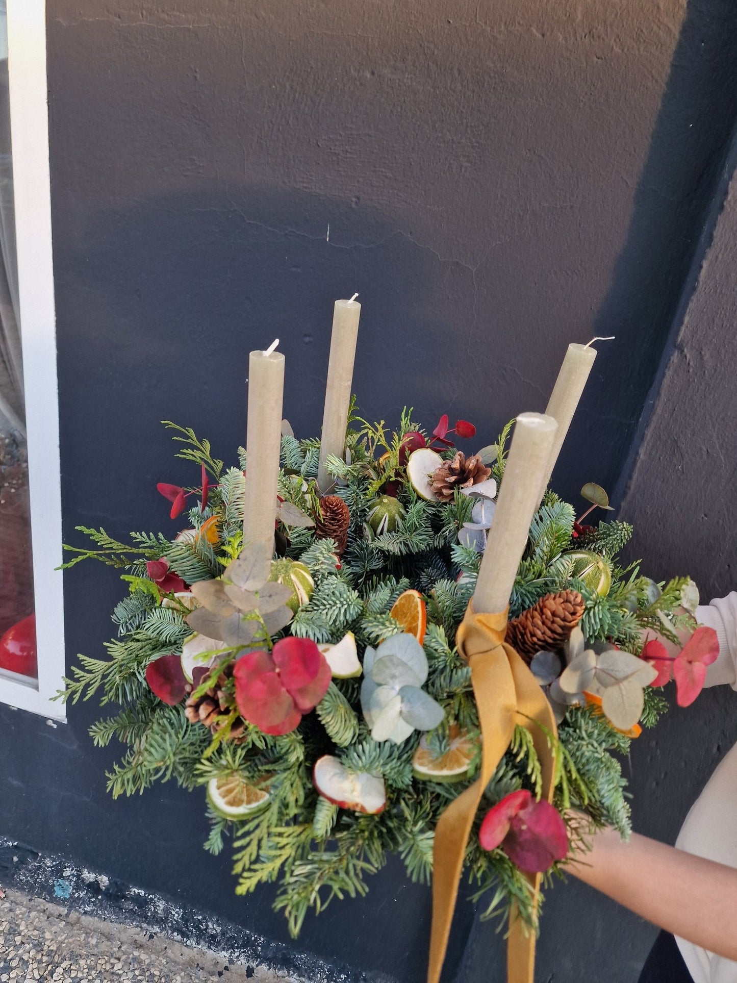 artesanal Taller Centro Navideno hecho a mano en Taller Floral by Vera Kiperi Zaragoza