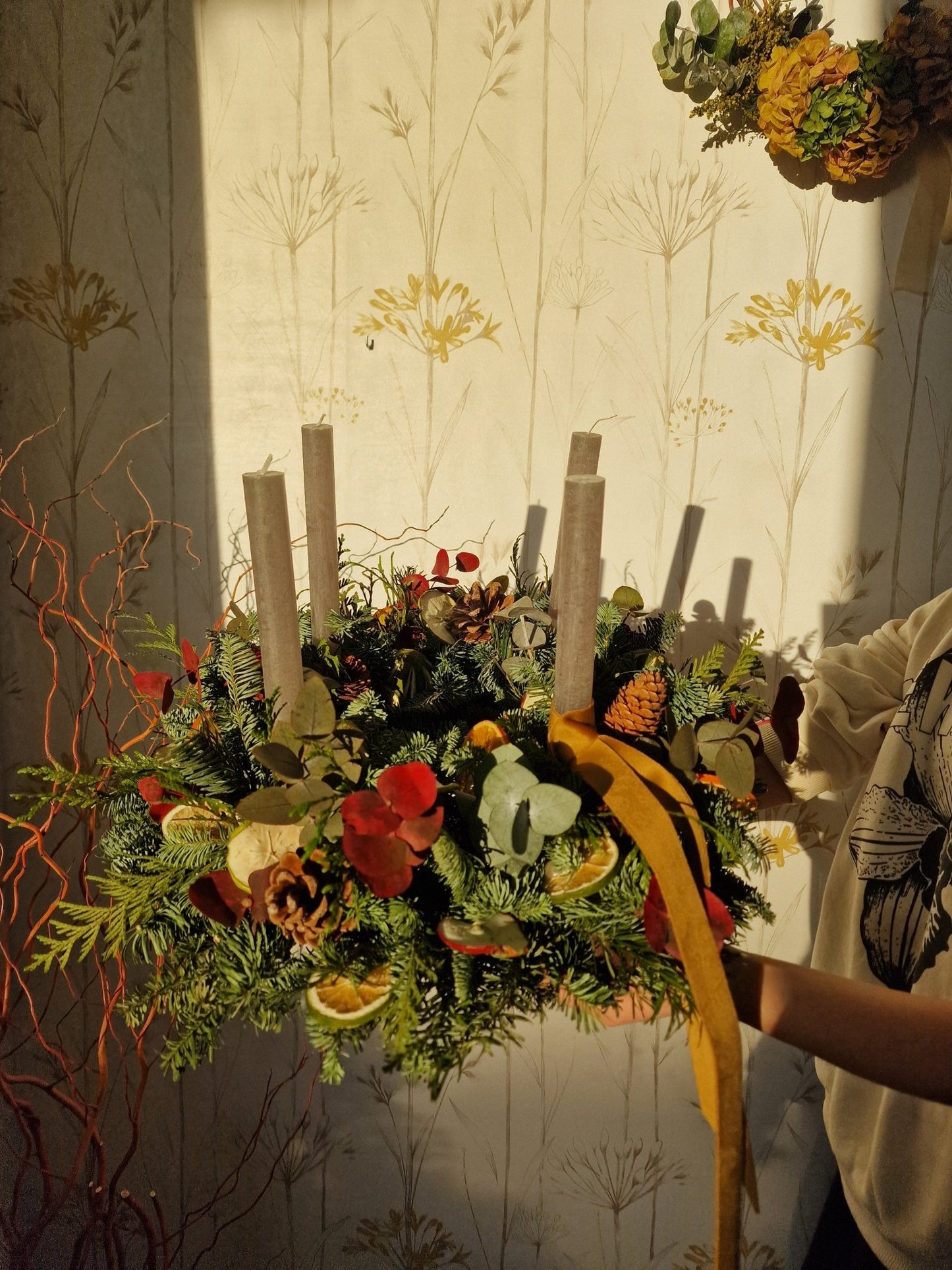 artesanal Taller Centro Navideno hecho a mano en Taller Floral by Vera Kiperi Zaragoza