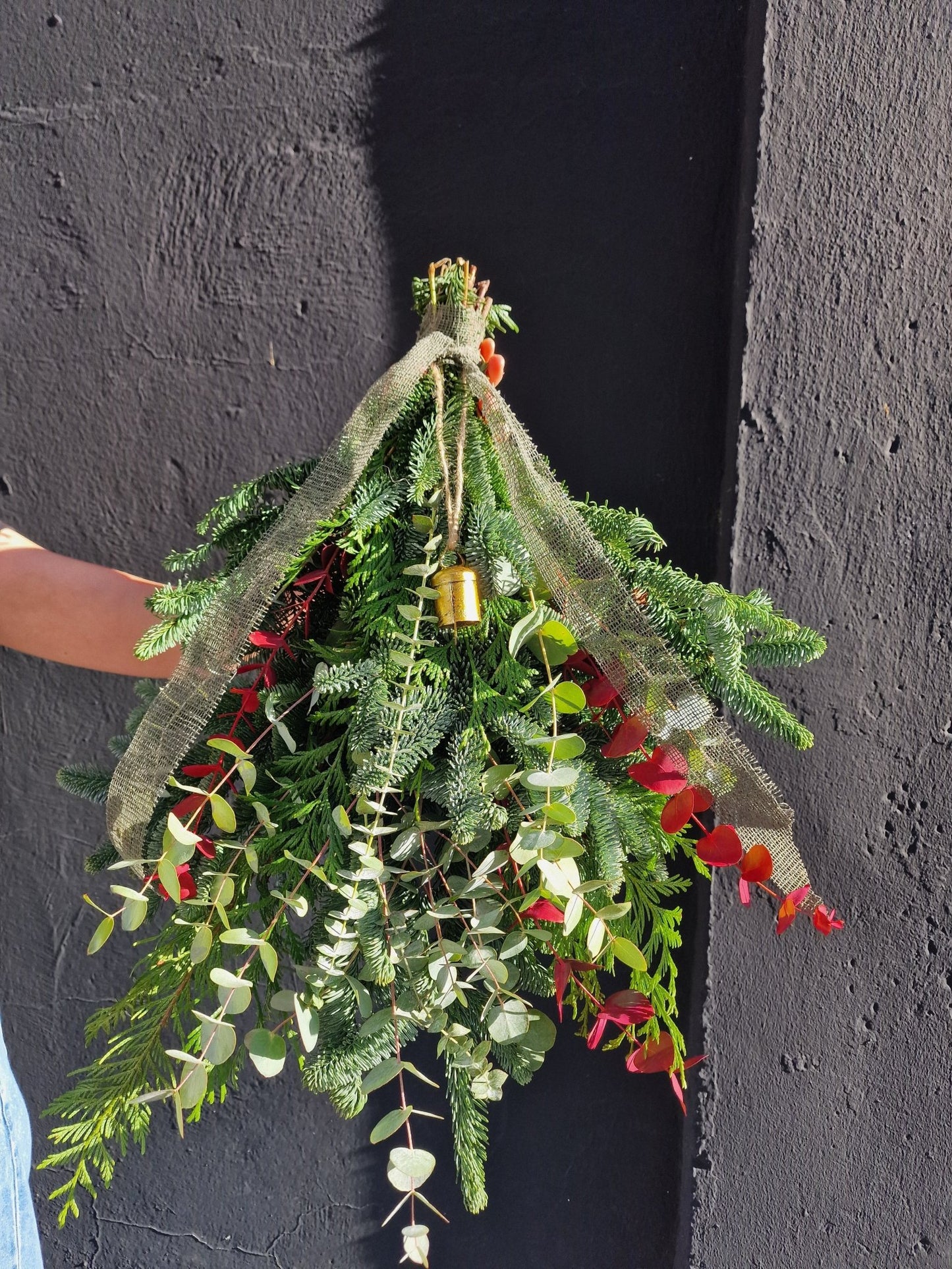 artesanal Taller Ramo de Invierno para Secar y Vela hecho a mano en Taller Floral by Vera Kiperi Zaragoza