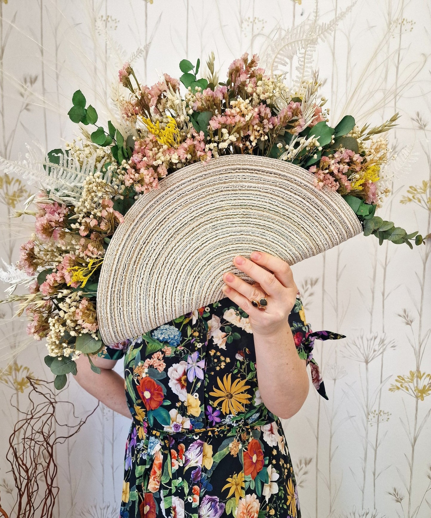 Taller artesanal Taller Ramo Abanico hecho a mano en Taller Floral by Vera Kiperi Zaragoza