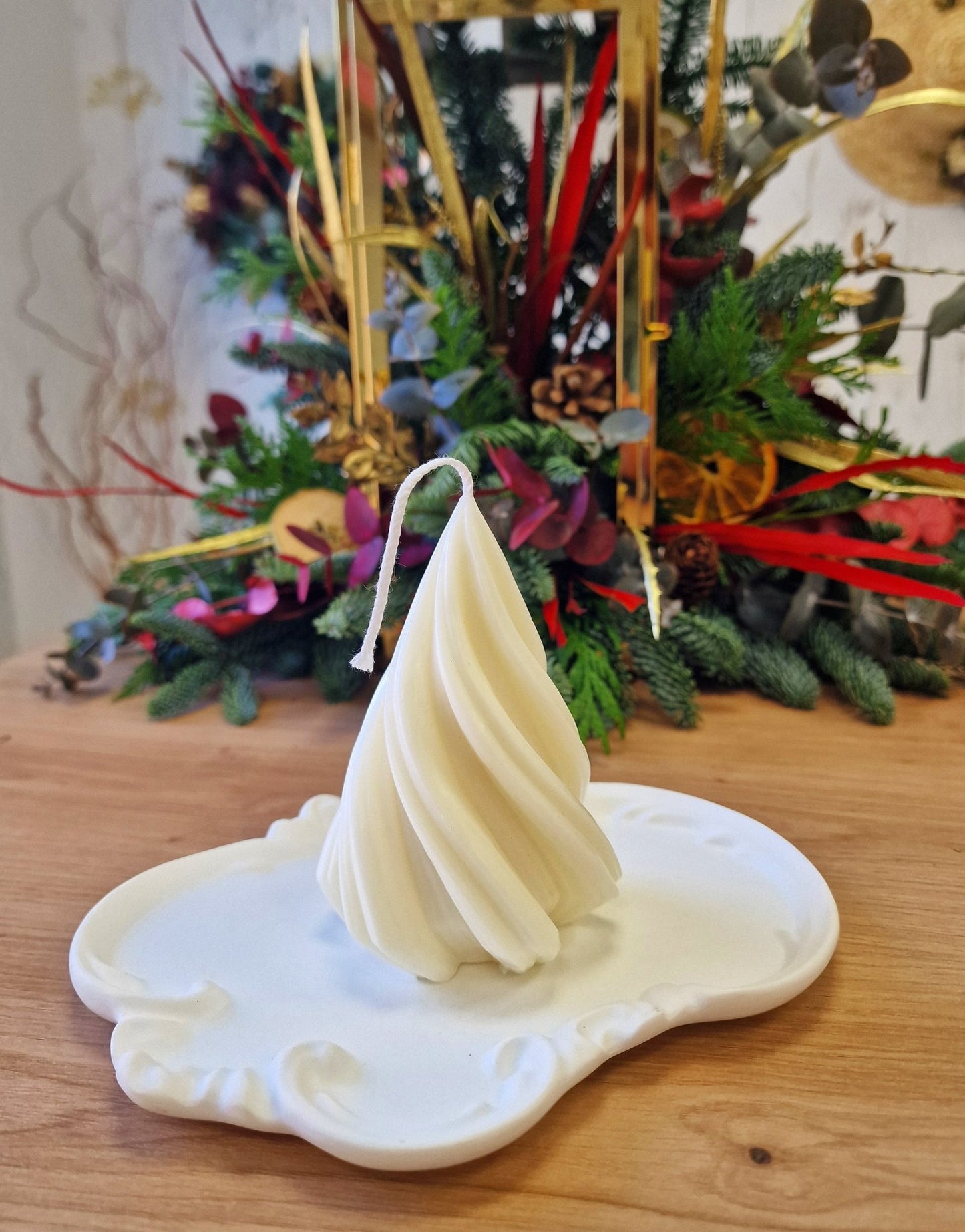 artesanal Vela Arbol hecho a mano en Taller Floral by Vera Kiperi Zaragoza