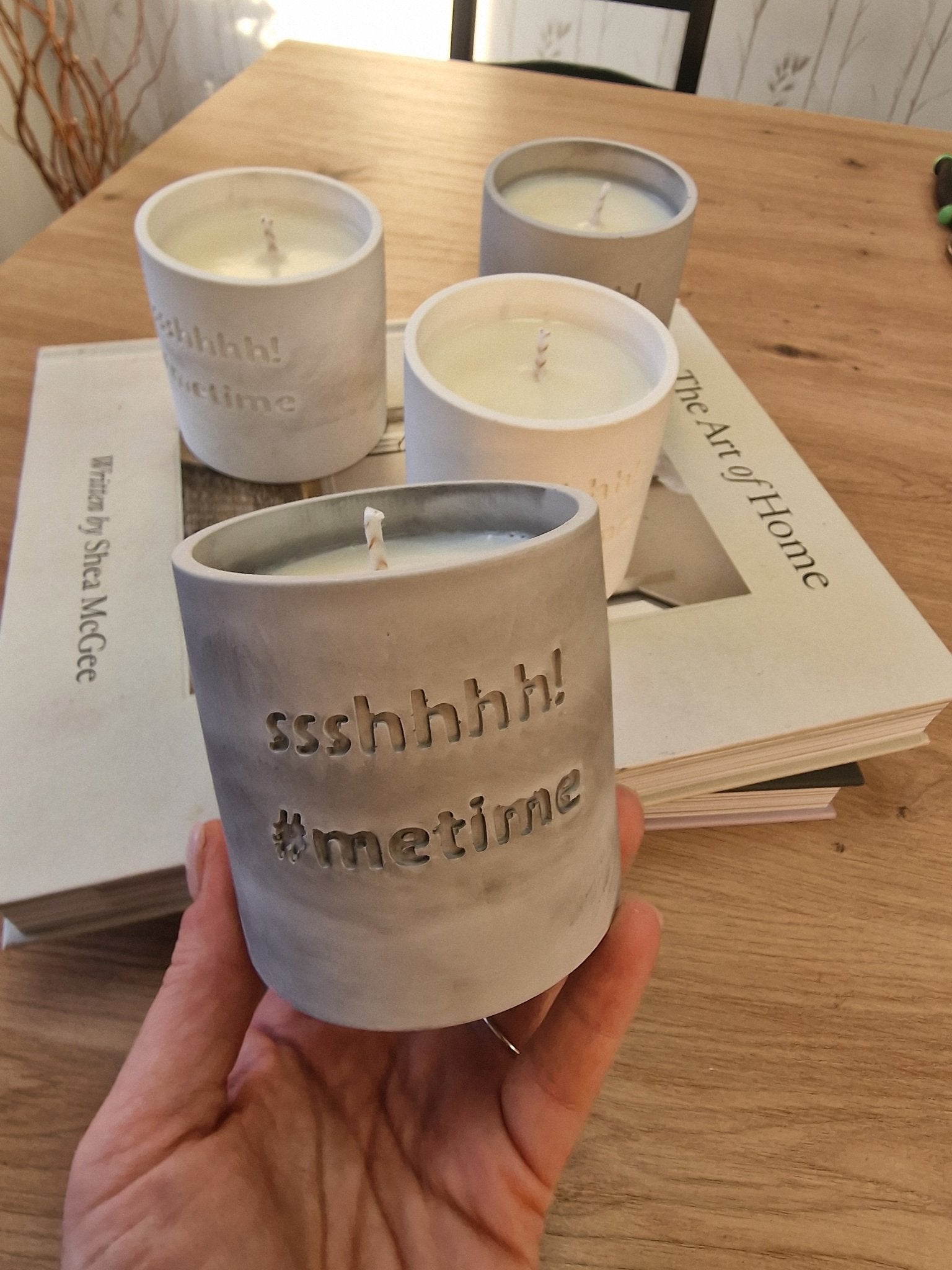 artesanal Vela artesanal “ metime” hecho a mano en Taller Floral by Vera Kiperi Zaragoza