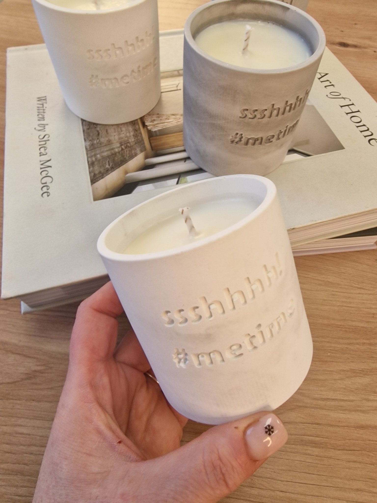 artesanal Vela artesanal “ metime” hecho a mano en Taller Floral by Vera Kiperi Zaragoza