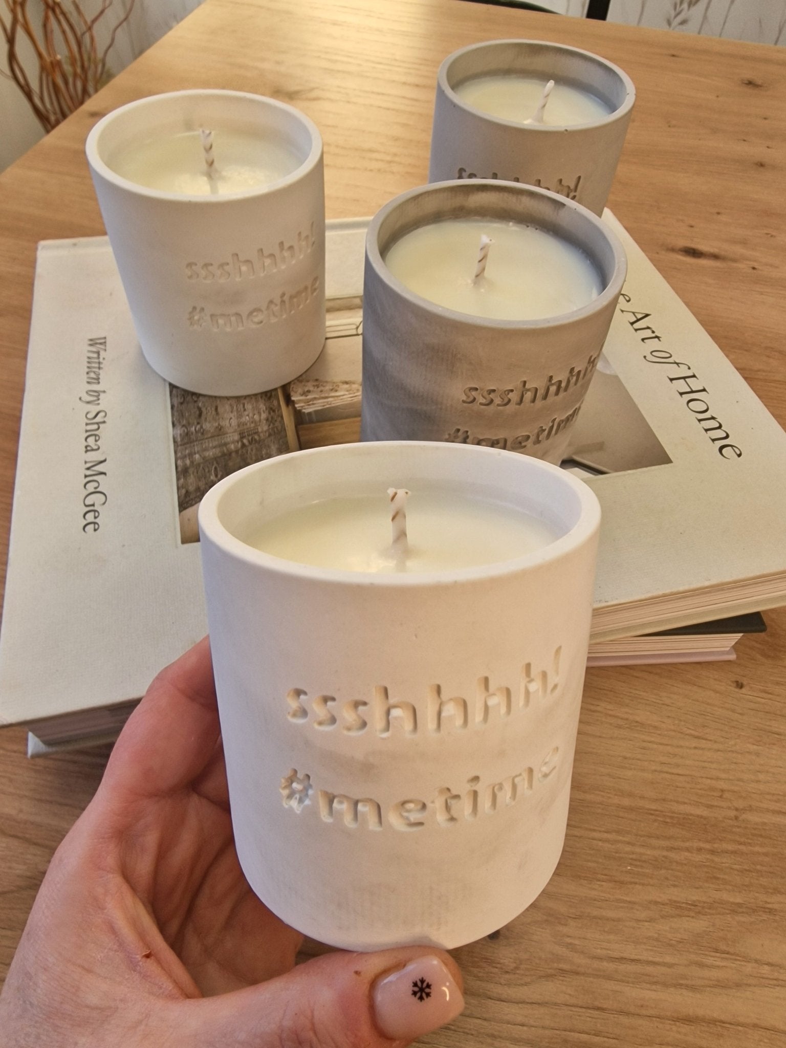 artesanal Vela artesanal “ metime” hecho a mano en Taller Floral by Vera Kiperi Zaragoza