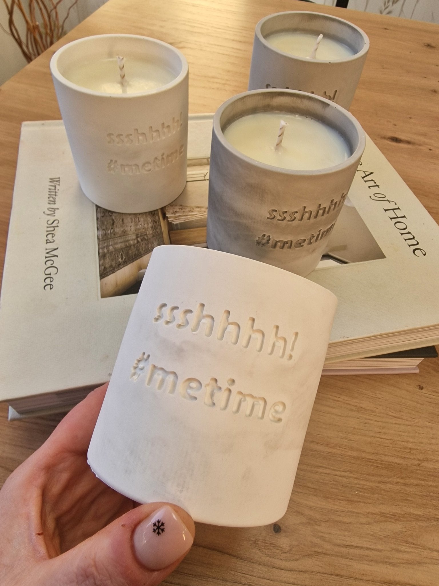 artesanal Vela artesanal “ metime” hecho a mano en Taller Floral by Vera Kiperi Zaragoza