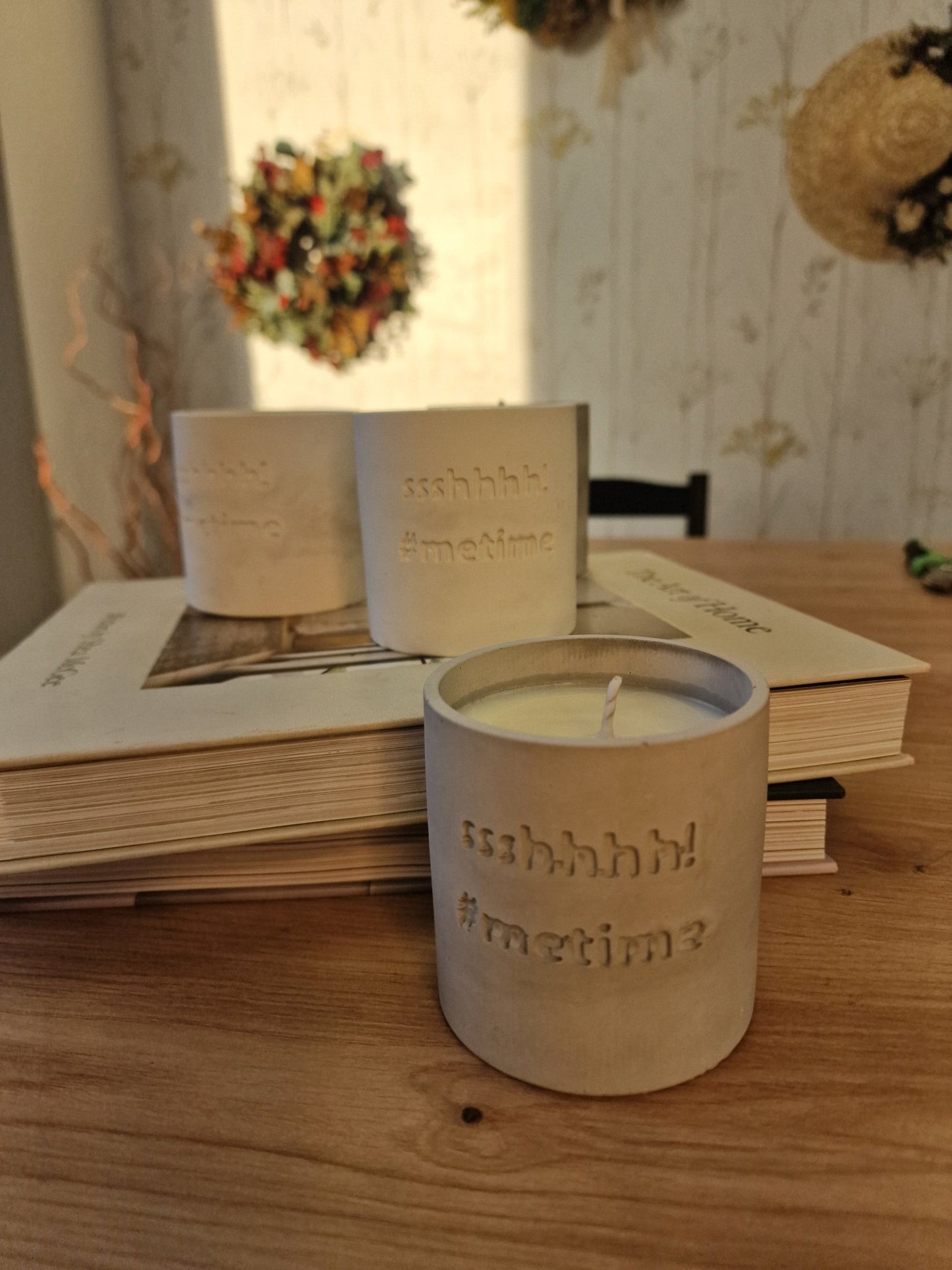 artesanal Vela artesanal “ metime” hecho a mano en Taller Floral by Vera Kiperi Zaragoza