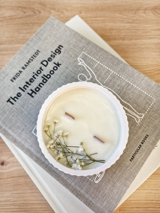 artesanal Vela Aurora hecho a mano en Taller Floral by Vera Kiperi Zaragoza