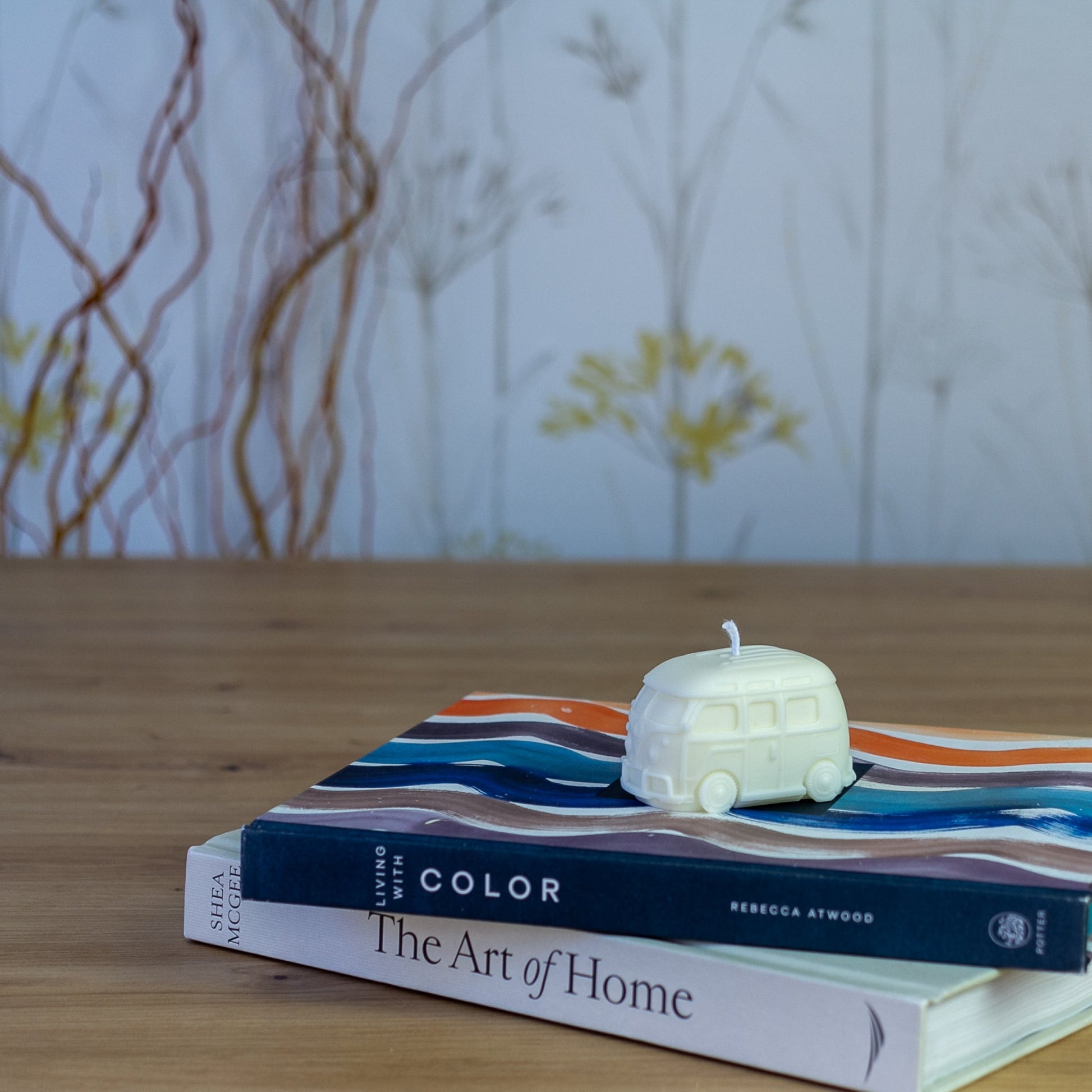 artesanal Vela Camper hecho a mano en Taller Floral by Vera Kiperi Zaragoza