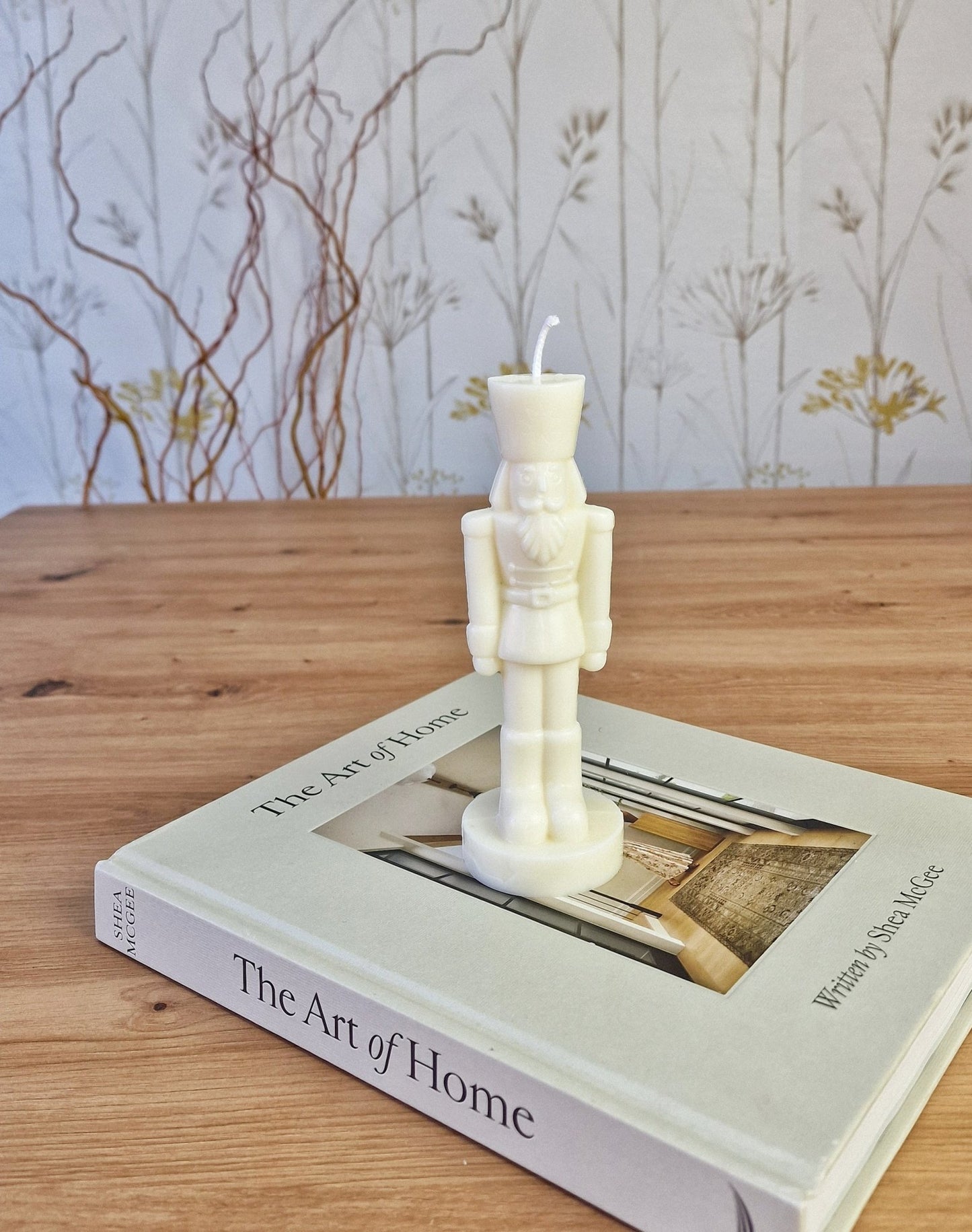 artesanal Vela Cascanueces hecho a mano en Taller Floral by Vera Kiperi Zaragoza