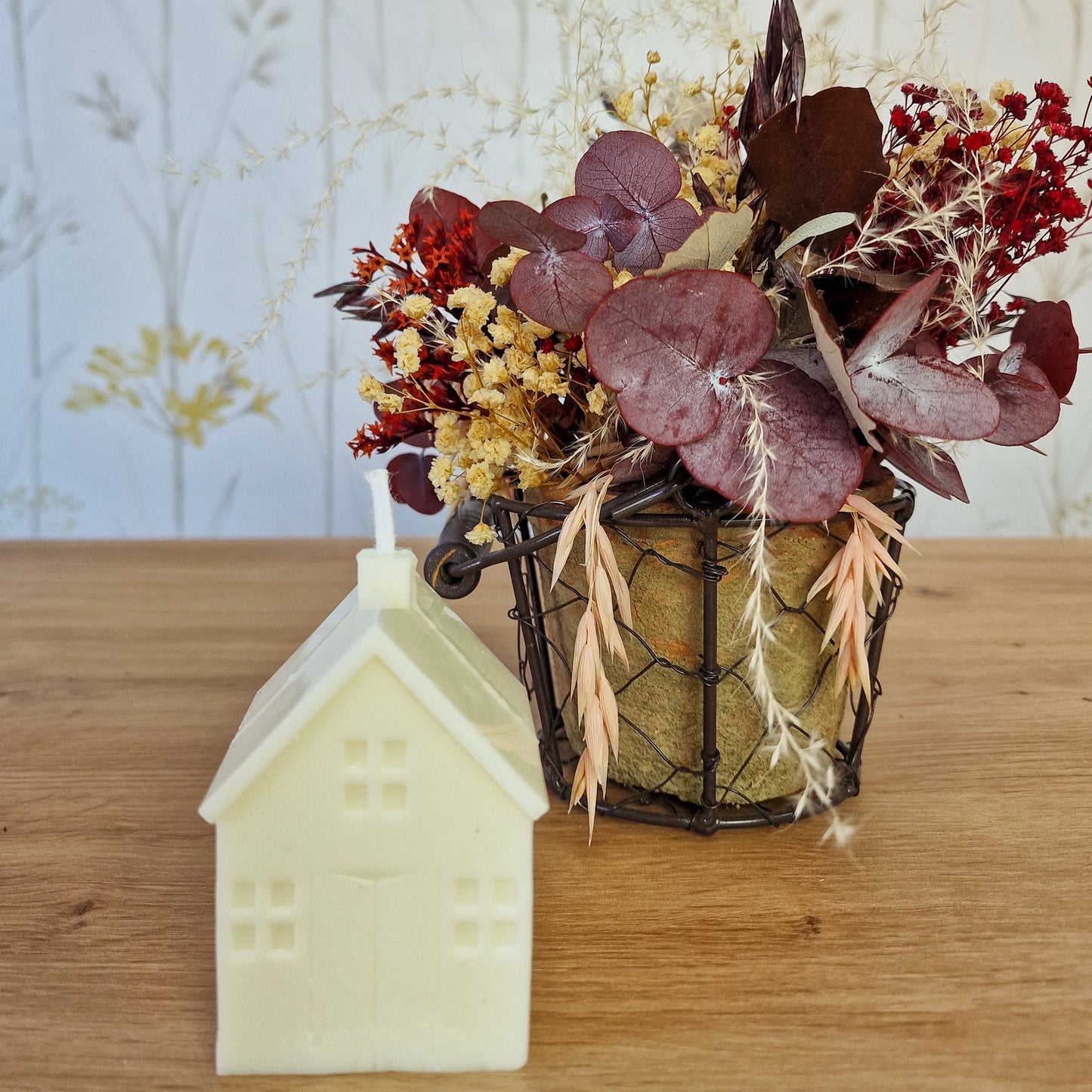 artesanal Vela Casita hecho a mano en Taller Floral by Vera Kiperi Zaragoza