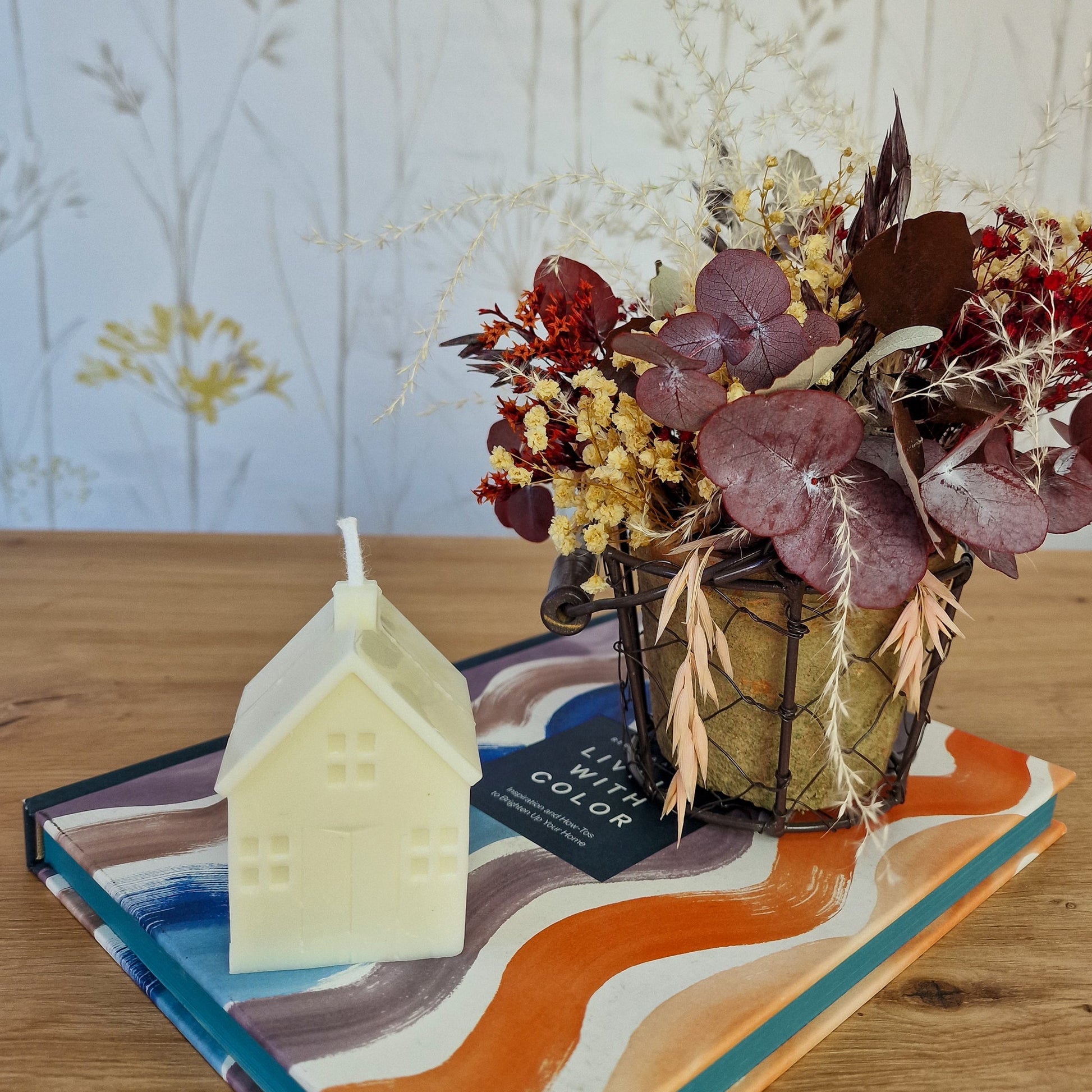 artesanal Vela Casita hecho a mano en Taller Floral by Vera Kiperi Zaragoza