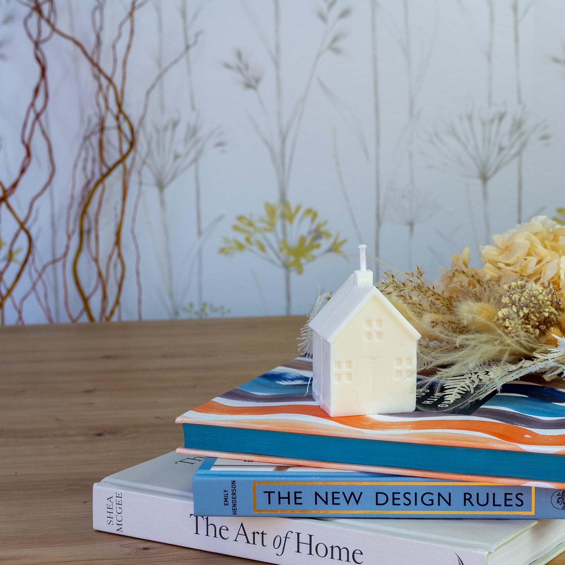 artesanal Vela Casita hecho a mano en Taller Floral by Vera Kiperi Zaragoza