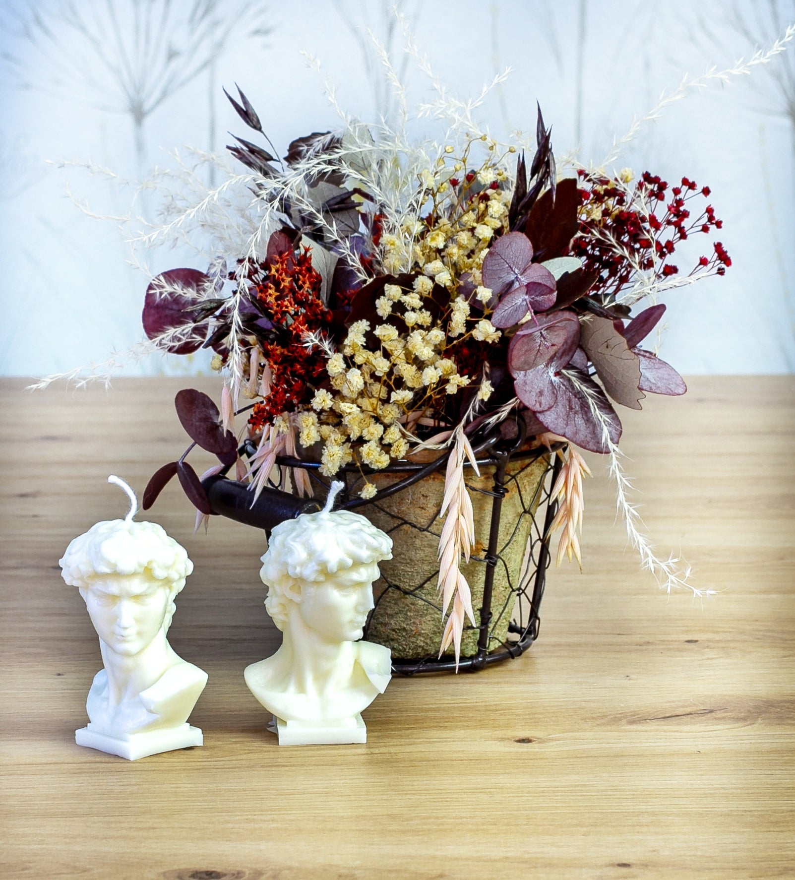 artesanal Vela David hecho a mano en Taller Floral by Vera Kiperi Zaragoza