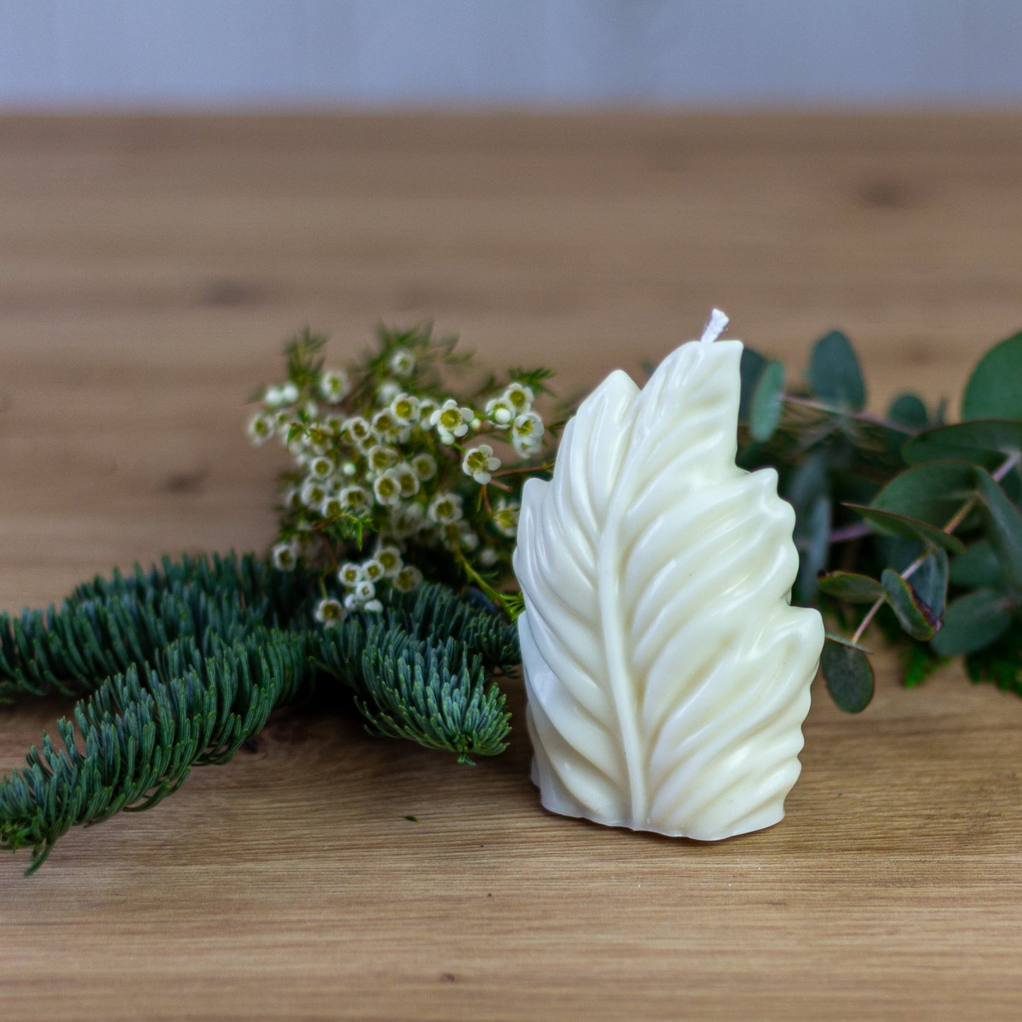 artesanal Vela Hoja hecho a mano en Taller Floral by Vera Kiperi Zaragoza