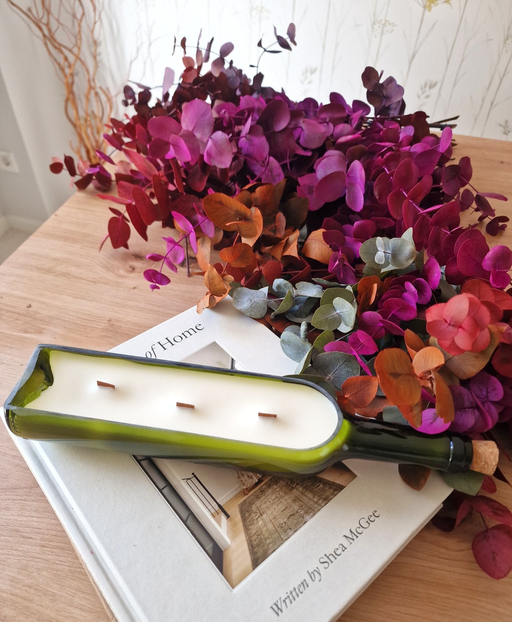 Vela artesanal Vela “Silencio” hecho a mano en Taller Floral by Vera Kiperi Zaragoza