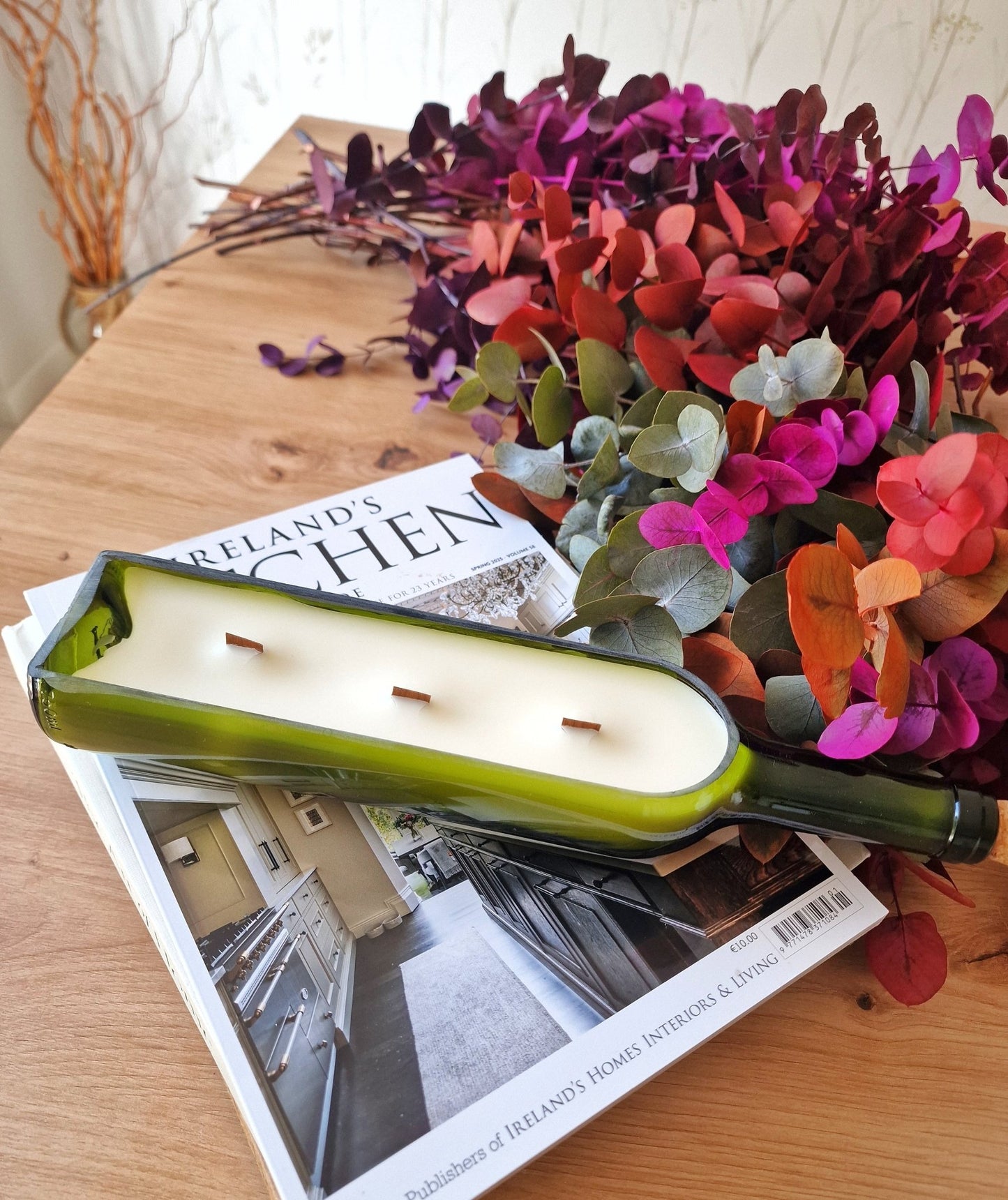 Vela artesanal Vela “Silencio” hecho a mano en Taller Floral by Vera Kiperi Zaragoza